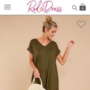 Red Dress Boutique Olive Dress